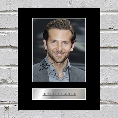 Bradley Cooper SIGNED montiert Foto Display von Iconic pics