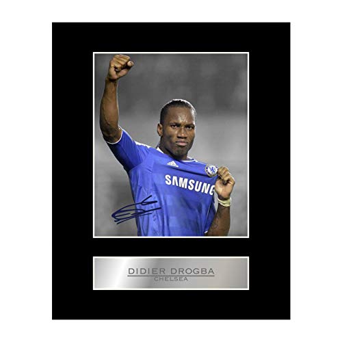 Didier Drogba Autogramm-Foto, Chelsea FC von Iconic pics
