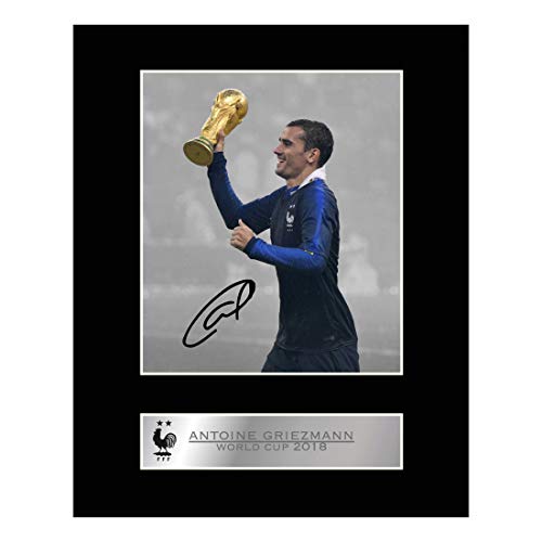 Fotodruck mit Autogramm von Antoine Griezmann, WM-Spieler für Frankreich, #2 von Iconic pics