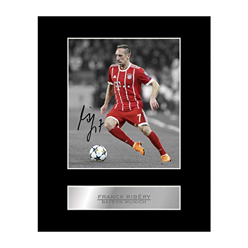 Fotodruck mit Autogramm von Franck Ribéry, FC Bayern München von Iconic pics