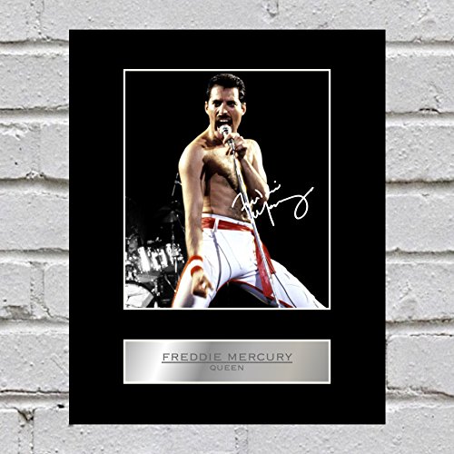 Freddie Mercury Foto Display Queen von Iconic pics