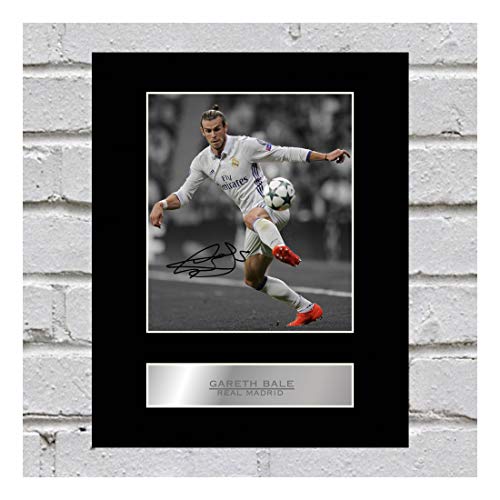 Gareth Bale Signiert Foto Display Real Madrid # 2 von Iconic pics