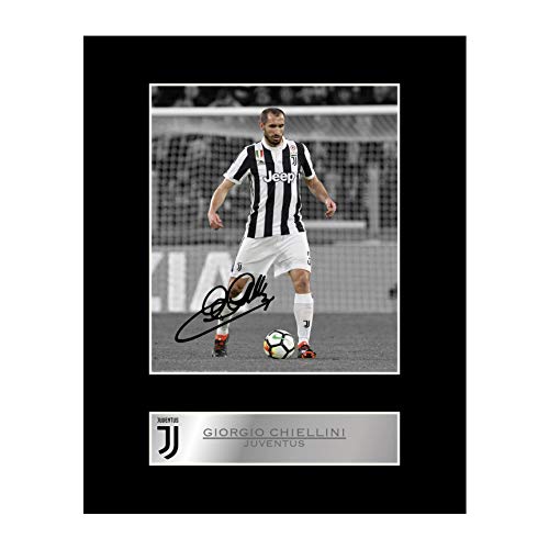 Giorgio Chiellini Foto mit Autogramm von Juventus FC #1 von Iconic pics