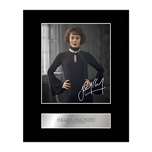 Helen MCCRORY Signiert Foto Display Polly grau – Peaky Scheuklappen von Iconic pics