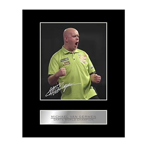 Michael van Gerwen Signiert Foto Display von Iconic pics