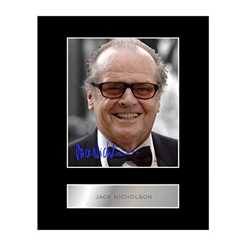 Jack Nicholson Signiert Foto Display # 3 von Iconic pics