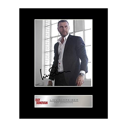 Liev Schreiber, Ray Donovan signiertes Foto mit Passepartout, Ray Donovan # 2, signiertes Geschenk, Fotodruck von Iconic pics