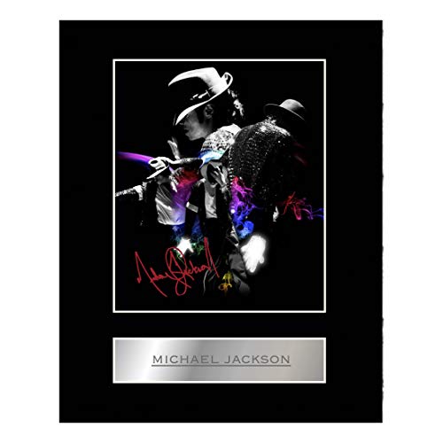 Michael Jackson signiertes Foto mit Autogramm von Iconic pics