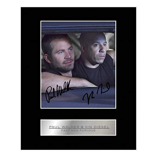 Iconic Pics - Signiertes Wandbild - Foto Display - Fast und Furious - Paul Walker und Vin Diesel - Modernes, gerahmtes Wandbild für Schlafzimmer - Innendekoration Iconic Pics - Signiertes Wandbild - Foto Display - Fast und Furious - Paul Walker und Vin Diesel - Modernes, gerahmtes Wandbild für Schlafzimmer - Innendekoration von Iconic pics