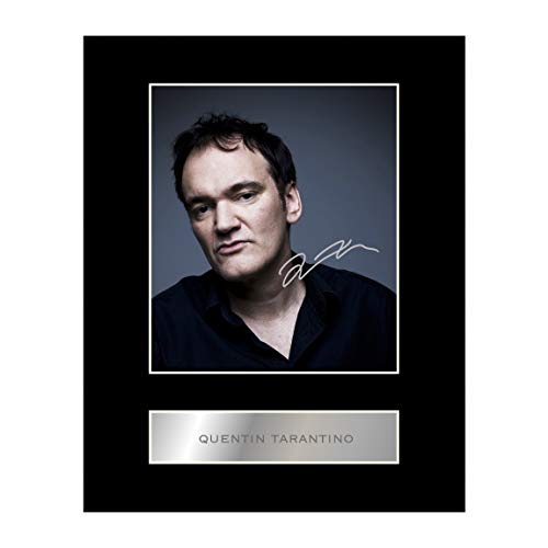 Quentin Tarantino signiertes Foto mit Passepartout, #1, signiertes Geschenk, Bild von Iconic pics