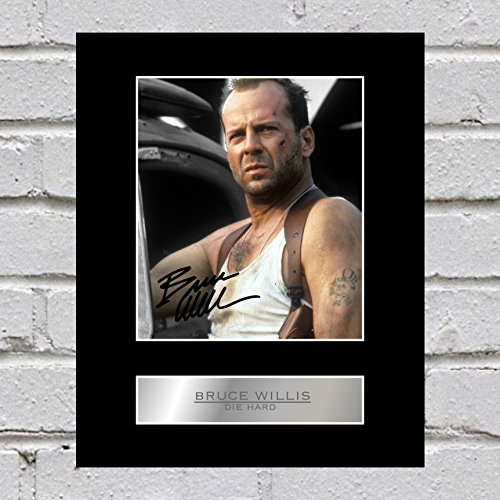 Signiertes Foto von Bruce Willis, die Hard von Iconic pics