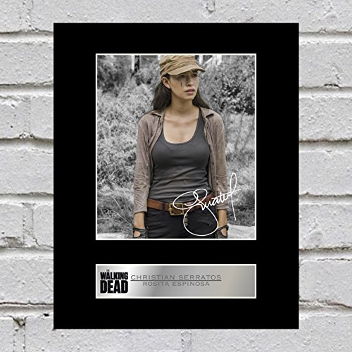 Signiertes Foto von Christian Serratos, Rosita Espinosa, The Walking Dead von Iconic pics