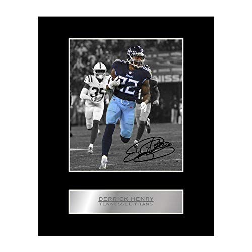 Signiertes Foto von Derrick Henry, Tennessee Titans #03, NFL, gedrucktes Autogramm, Geschenk, Bild Druck von Iconic pics