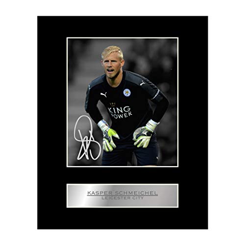 Signiertes Foto von Kasper Schmeichel, Leicester City FC, signiert, Geschenk, Kunstdruck von Iconic pics