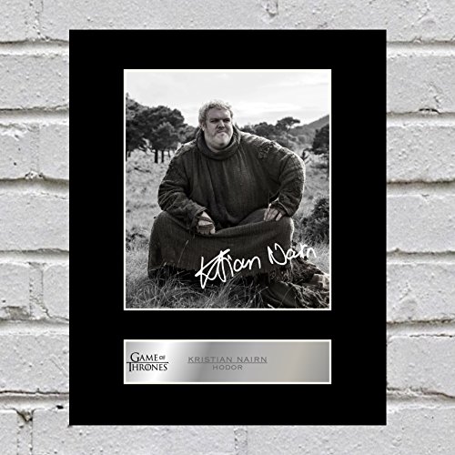 Signiertes Foto von Kristian Nairn, Hodor – Game of Thrones von Iconic pics