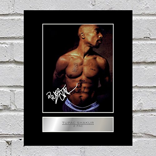 Tupac Shakur montiert Foto Display von Iconic pics