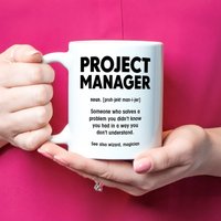 Projektmanager Geschenk, Becher, Kaffeetasse, Mitarbeiter Pm Geschenk von IconicPassion