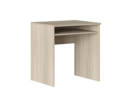 Iconico Home MIK, Schreibtisch mit Staufach, Verbundholz, Eiche, 73 x 55,5 x 76 cm von Iconico Home