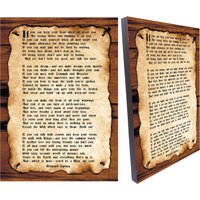 Wenn Poem-Leinwand Auf Holz Drucken, Wenn Gedicht Von Rudyard Kipling, Wandkunst Image, Wenn Kunstdruck Canvas Größe(21cm X 29, 7 cm von Iconlinestore