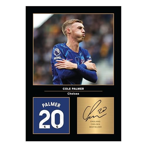 Icons Wall Art Cole Palmer Chelsea Signiertes Foto, A4, gedrucktes Foto, Geschenk für Chelsea-Fans, digital reproduzierte Unterschrift, ungerahmt Icons Wall Art Cole Palmer Chelsea Signiertes Foto, A4, gedrucktes Foto, Geschenk für Chelsea-Fans, digital reproduzierte Unterschrift, ungerahmt von Icons Wall Art