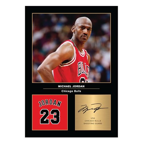 Icons Wall Art Michael Jordan signiertes Foto-Bild im A4-Format, Geschenk für Basketball-Fans, digital reproduziert, ungerahmt Icons Wall Art Michael Jordan signiertes Foto-Bild im A4-Format, Geschenk für Basketball-Fans, digital reproduziert, ungerahmt von Icons Wall Art