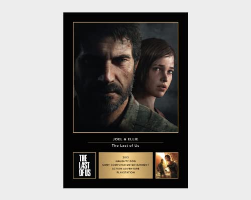 Icons Wall Art The Last of Us Joel and Ellie Foto, A4, bedruckt, Geschenk für Videospiel-Fans, digital reproduziert, ungerahmt Icons Wall Art The Last of Us Joel and Ellie Foto, A4, bedruckt, Geschenk für Videospiel-Fans, digital reproduziert, ungerahmt von Icons Wall Art