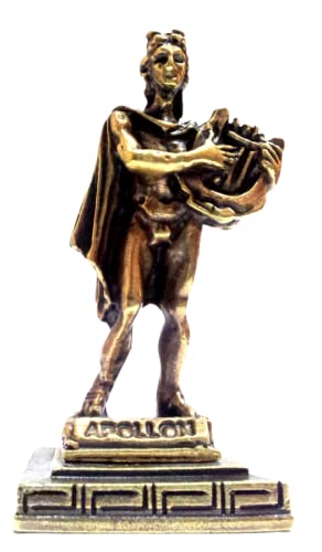 IconsGr Antike griechische Zamak Miniatur Statue of Apollo (Gold) von IconsGr