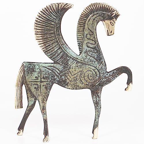 IconsGr Antike griechische Bronze Museum Statue Replica von Pegasus (1170) von IconsGr