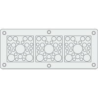 Icotek Kabeldruchführungsplatte KEL-DPZ-KL 72 grau - 43675001 Icotek Kabeldruchführungsplatte KEL-DPZ-KL 72 grau - 43675001 von Icotek