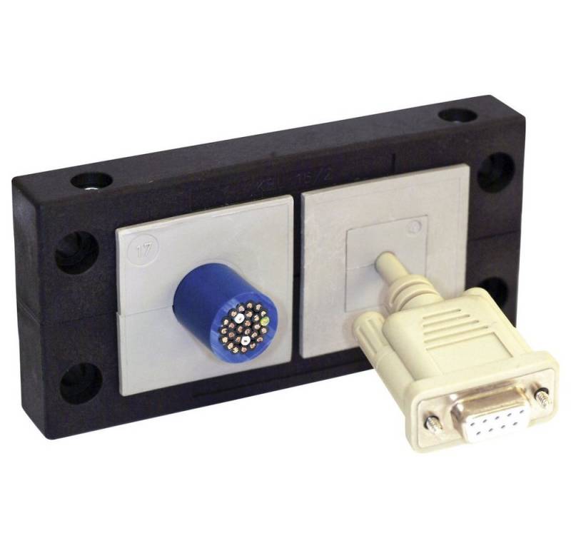 Icotek Kabeldurchfuhr Icotek KEL 16/2 Kabeleinführungsleiste Polyamid Schwarz 1 St., KEL 16/2 von Icotek