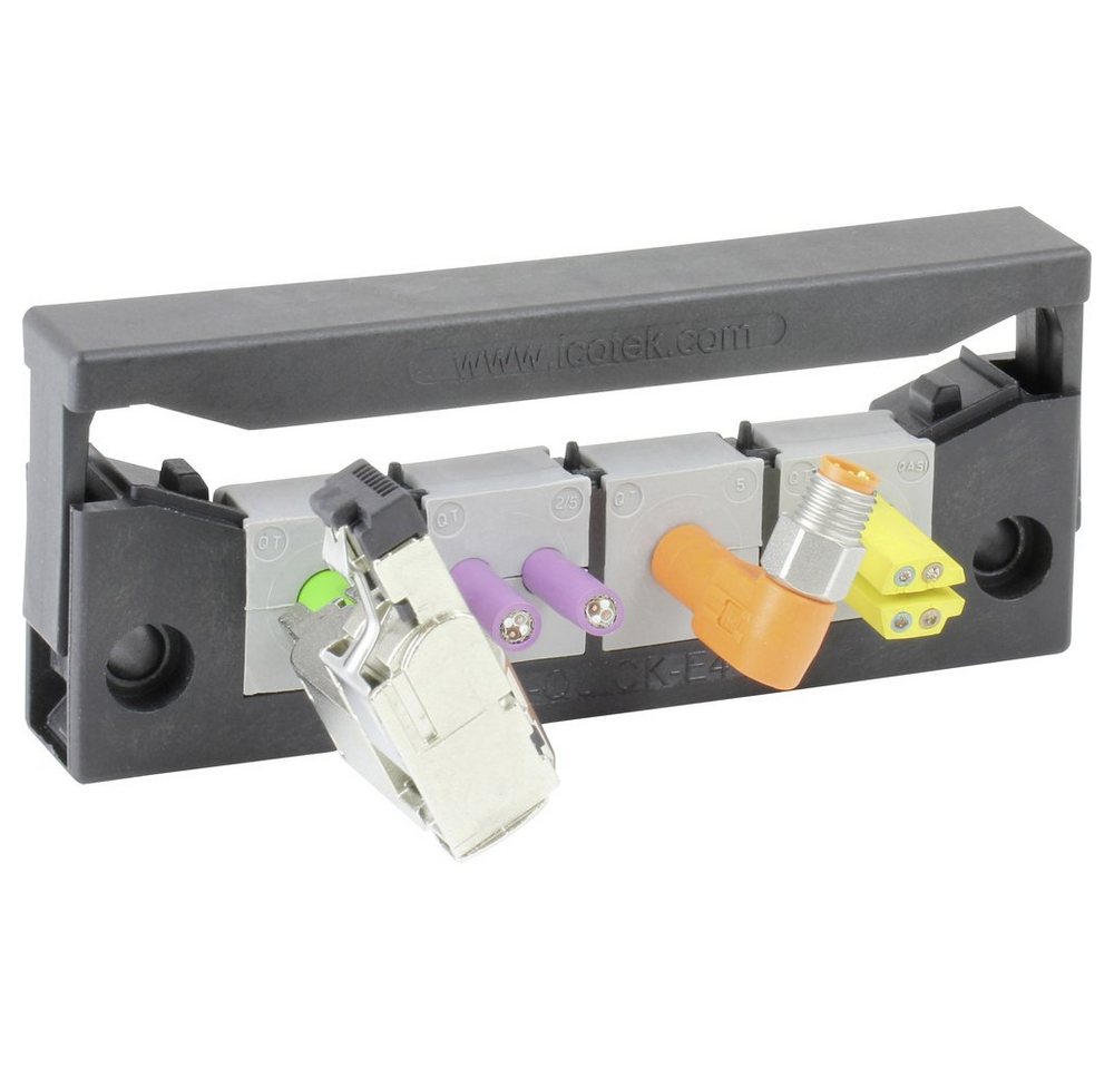 Icotek Kabeldurchfuhr Icotek KEL-QUICK E4 Kabeleinführungsleiste Polyamid Schwarz 1 St., KEL-QUICK E4 Icotek Kabeldurchfuhr Icotek KEL-QUICK E4 Kabeleinführungsleiste Polyamid Schwarz 1 St., KEL-QUICK E4 von Icotek