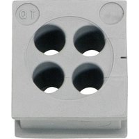 Icotek QT 4/6 Kabeldurchführung Klemm-Ø (max.) 6mm Elastomer Grau 1St. von Icotek
