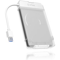 IB-AC703-U3, Adapter für 1x HDD/SSD mit USB 3.0 Type-A Anschluss und Kunststoffhülle von Icy Box
