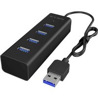 ICY BOX IB-HUB1409-U3 USB 3.0-Hub Schwarz von Icy Box