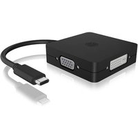 ICY BOX USB-C® Adapter [1x USB-C® - 4x DisplayPort, HDMI®, DVI, VGA] IB-DK1104-C von Icy Box