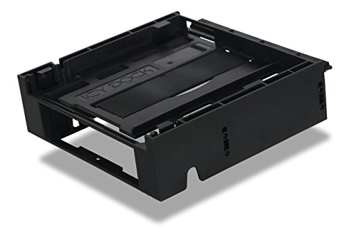 Frontblenden-Adapter für 1x 3,5 Zoll (6,4cm) Gerät/HDDs und 1x Ultra-Slim ODD in 1x 5,25 Zoll (13,3cm) - Icy Dock Flex-Fit Duo MB343SPO von ICY DOCK