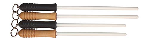 Idahone Fine Ceramic Sharpening Rod (12 Inch, Natural Handle) von Idahone