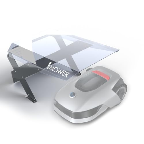 Idea Mower Garage für Rasenmäher Mobius kompatibel mit Dreame A1 Schutz - transparentes Dach für visuelle Kontrolle und einfache Bedienung der Tastatur des Roboters von Idea Mower