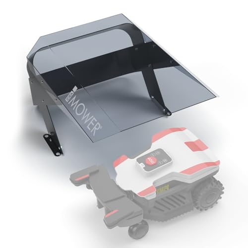 Idea Mower Mobius Mähroboter-Garage kompatibel mit Ambrogio Twenty - durchscheinendes Dach, einfacher Zugriff auf die Tastatur - Schutz vor Sonne, Regen und Hagel von Idea Mower