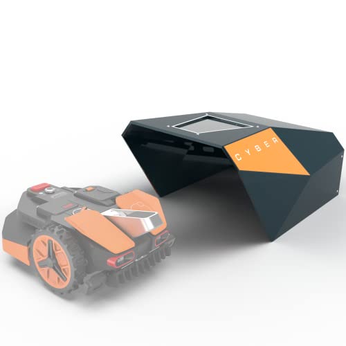 Mähroboter Garage Kompatibel mit Worx Landroid Vision | Rasenroboter Garage 74x78x38 cm Hergestellt aus Aluminium-Verbundwerkstoff mit UV-Schutz von Idea Mower