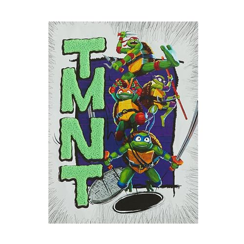 Idea Nuova Teenage Mutant Ninja Turtles 3D-getuftete Leinwand-Wandkunst für Raumdekoration, 27,9 x 38,1 cm von Idea Nuova