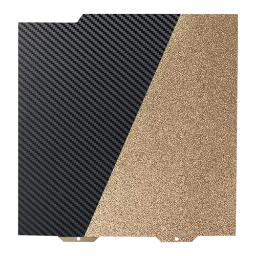 IdeaFormer Flexible PET PEI Druckplatte für Bambu Lab A1 Mini, Doppelseitiges Carbon Fiber PET + Textured PEI Federstahl Druckbett Platte 184x184 mm für Bambu A1 Mini 3D Drucker von IdeaFormer