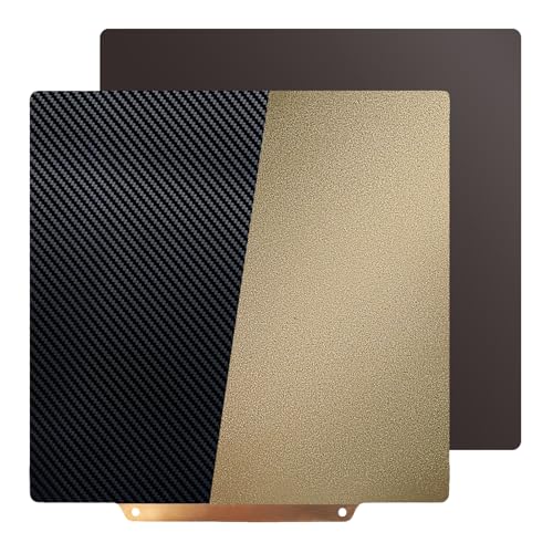 IdeaFormer Textured PEI+ Smooth PET Magnetisches Druckbett für Ender 3, Double-Sided PET+PEI Druckplatte für Ender 3/3 Pro/3 V2/5/5 Pro für Elegoo Neptune 2/3/3 Pro/4/4 Pro Sovol SV05/SV06 235x235mm von IdeaFormer