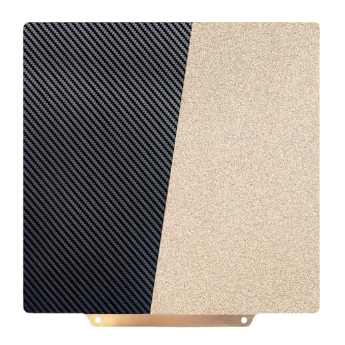 IdeaFormer PET+PEI Druckplatte 220 x 220 mm, Double Textured PET+PEI Druckplatte, 3D Printer PET+PEI Spring Steel Printing Plate Without Magnetic Base for MK2, MK2A, Anet A8, Anet A6 von IdeaFormer