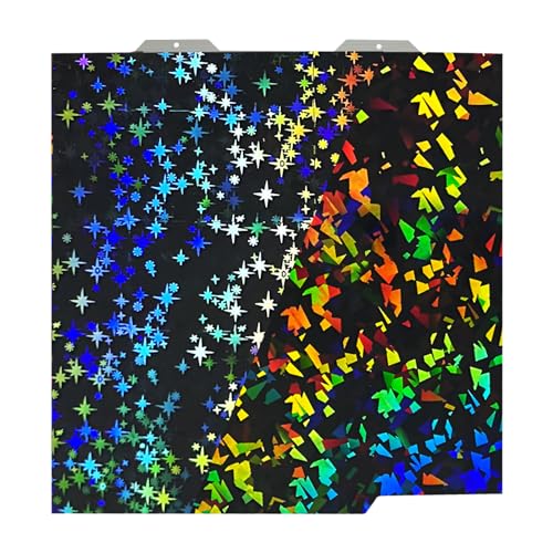 IdeaFormer Rainbow Confetti PEF+Galaxy PEY Spring Steel Plate 184x184mm für Bambulab A1 Mini, Doppelseitiges Glatte PEF PEY Druckplatte 3D Drucker Druckbett für Bambu Lab A1 Mini IdeaFormer Rainbow Confetti PEF+Galaxy PEY Spring Steel Plate 184x184mm für Bambulab A1 Mini, Doppelseitiges Glatte PEF PEY Druckplatte 3D Drucker Druckbett für Bambu Lab A1 Mini von IdeaFormer