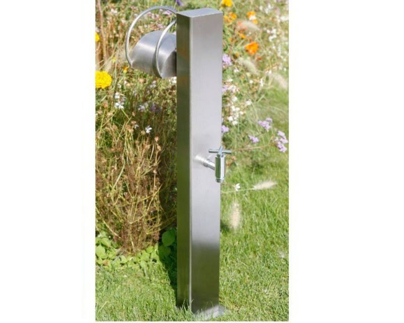 Ideal Eichenwald Gartendusche Ideal Zapfsäule Modell 71 Typ K Eichenwald Ø 120x80 mm +Schlauchhalter von Ideal Eichenwald