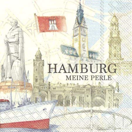 20 IHR Servietten Hamburg meine Perle von Ideal Home Range