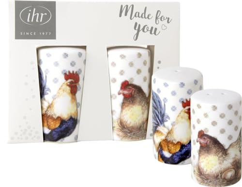 Ideal Home Range Salz- und Pfefferstreuer ALBERT ROOSTER - Huhn und Hahn von Ideal Home Range