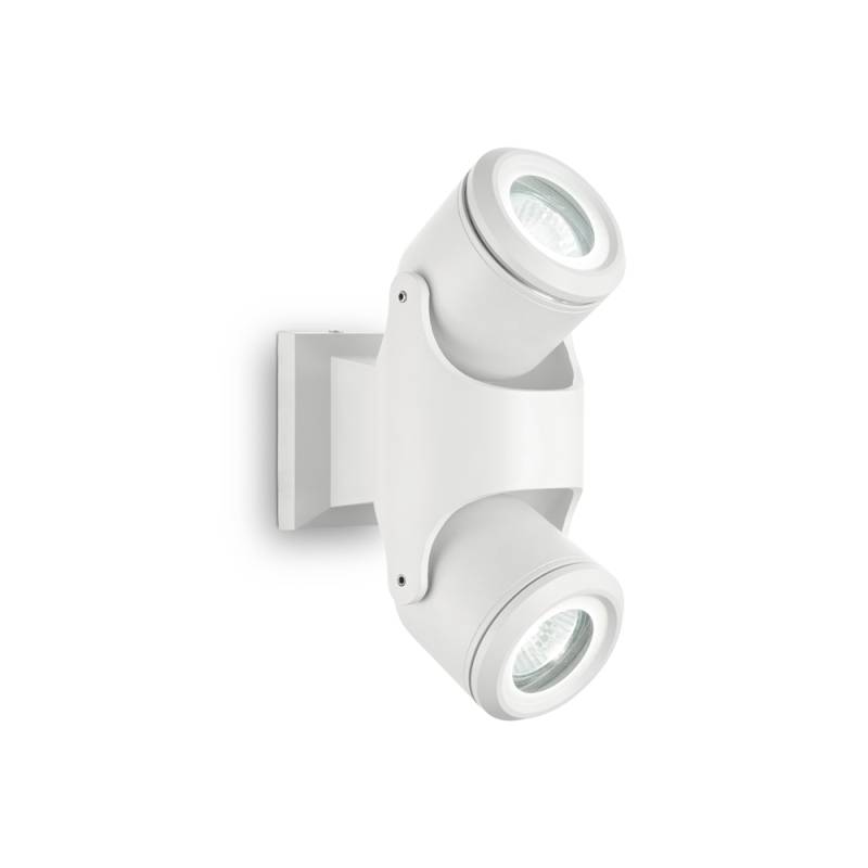 Faretto da esterno in alluminio bianco con luci orientabili von Ideal Lux