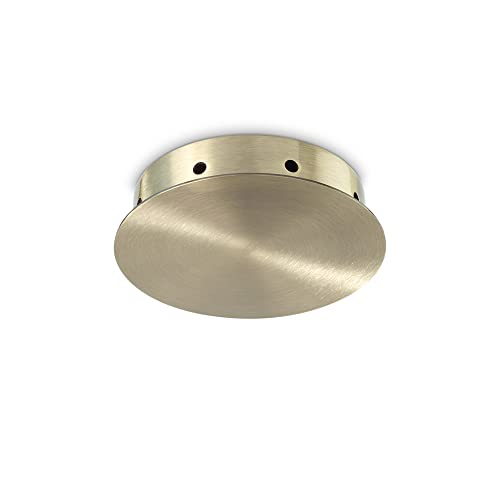 IDEAL LUX Rosone Magnetische 8 Lichter Messing Brünito Lampe 272450 von Ideal Lux
